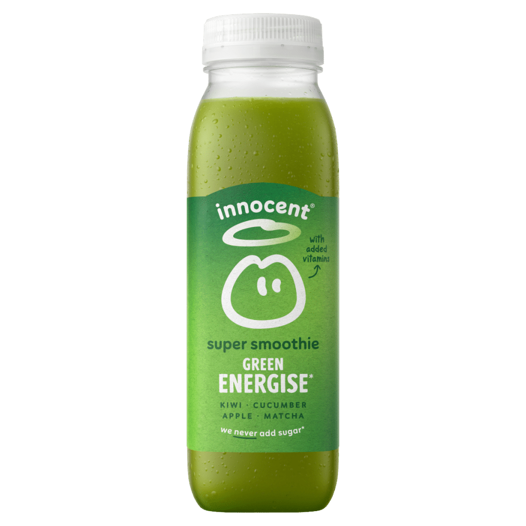 innocent Green Energise, Kiwi, Cucumber, Apple & Matcha Super Smoothie 300ml