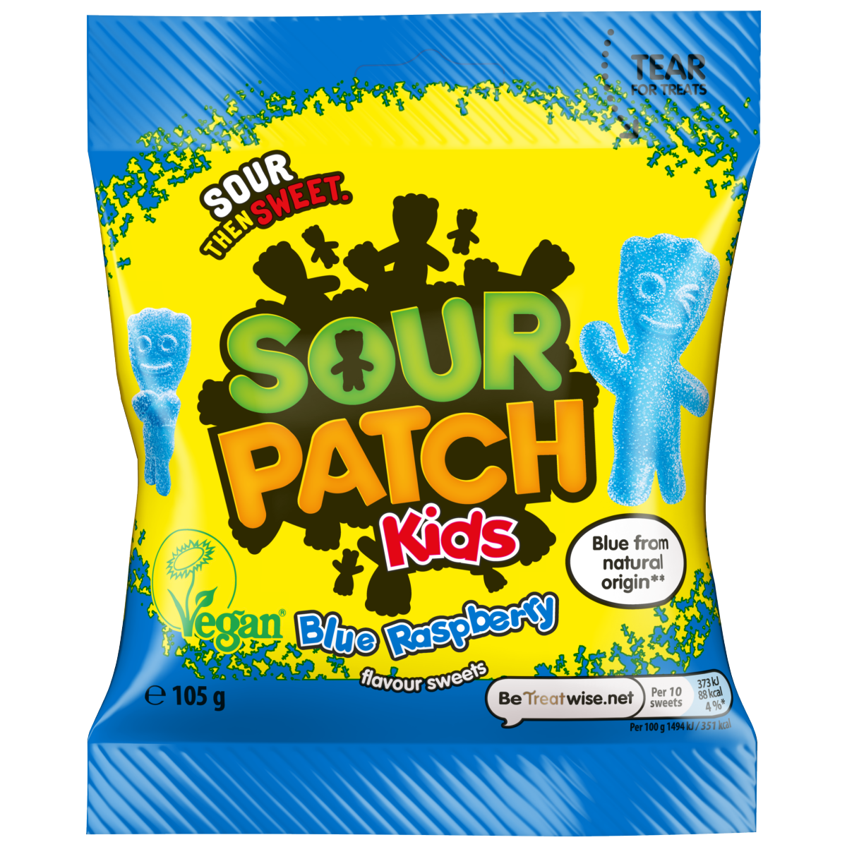 Sour Patch Kids Blue Raspberry Candy 105g