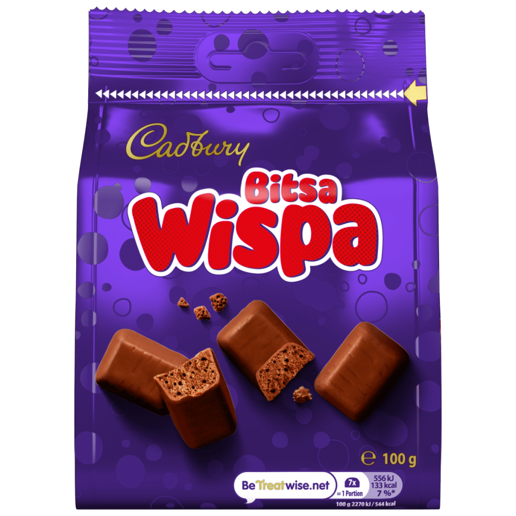 Cadbury Bitsa Wispa Chocolate Bag 100g