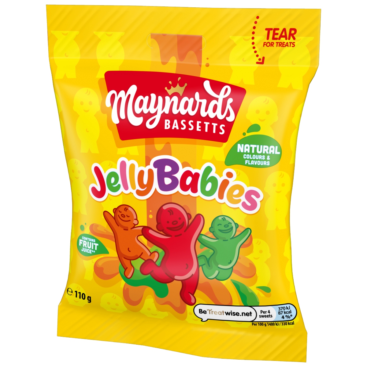 Maynards Bassetts Jelly Babies Candy 110g