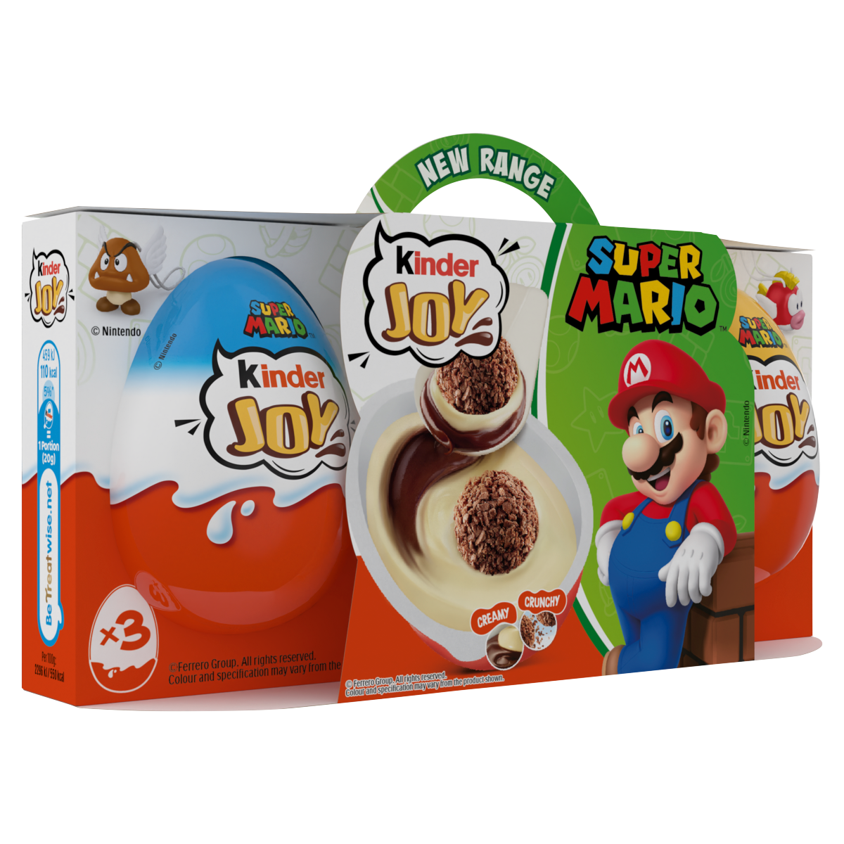 Kinder Joy Super Mario 3 x 20g