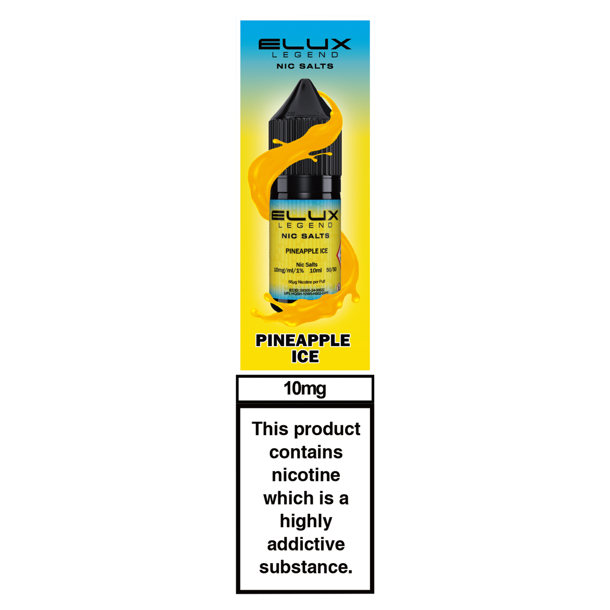 Elux Legend Nic Salts Pineapple Ice 10mg