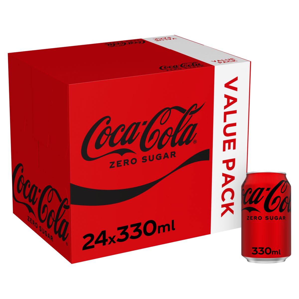 Coca-Cola Zero Sugar 24 x 330ml Cans