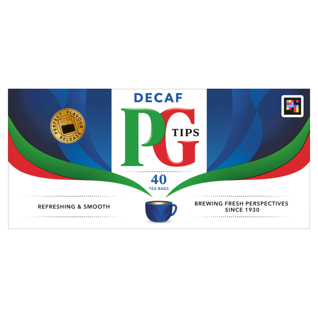 PG Tips 40 Decaf Tea Bags 116g