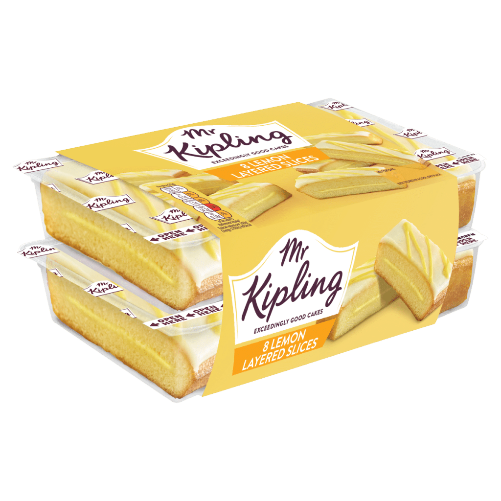 Mr Kipling 8 Lemon Layered Slices