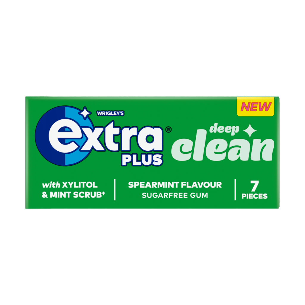 Extra Plus Deep Clean Sugarfree Chewing Gum 7 Pieces