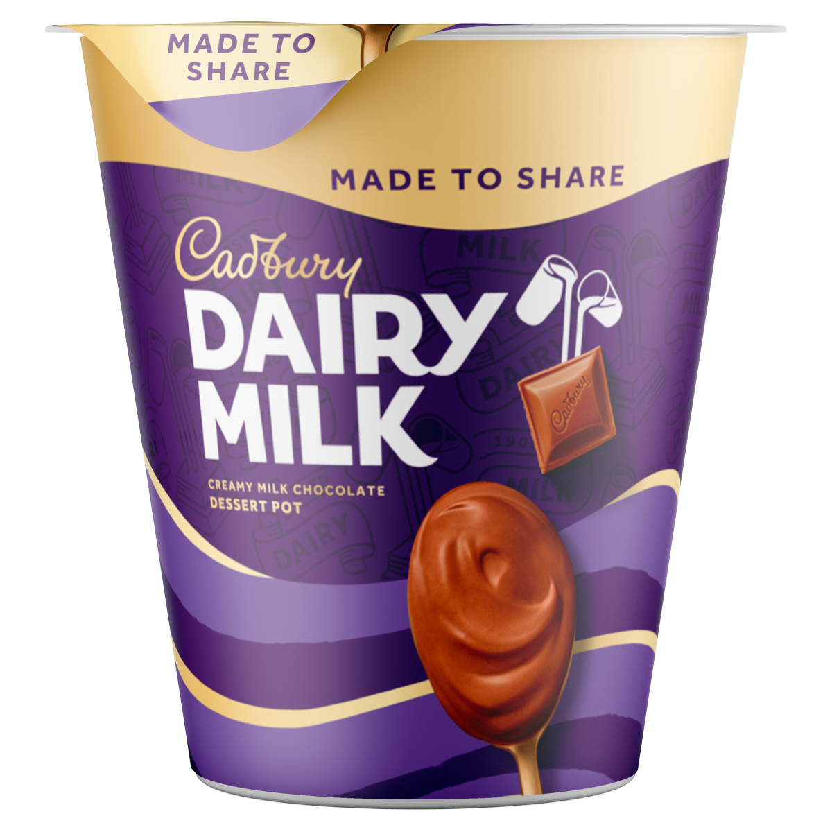 Cadbury Dairy Milk Creamy Milk Chocolate Dessert Pot 350g
