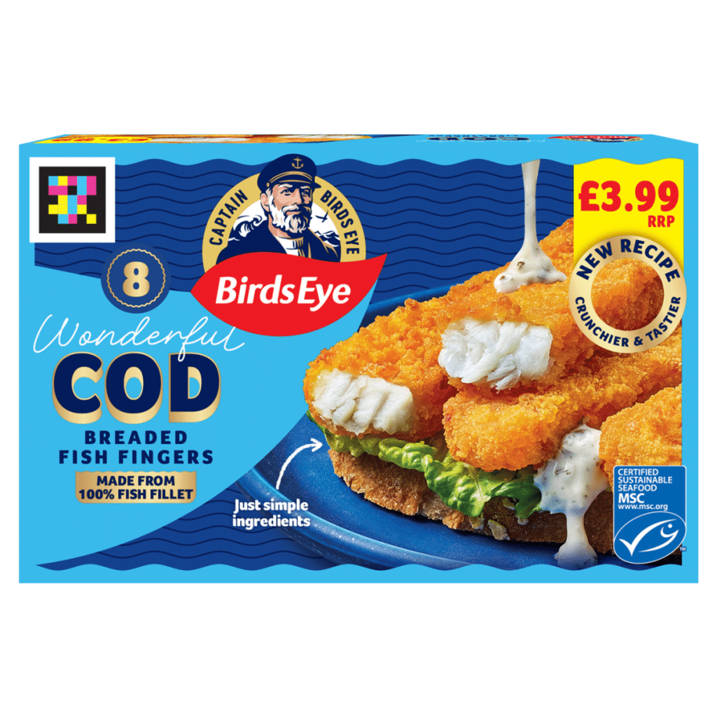 Birdseye 8 Wonderful Cod Breaded Fish Fingers 224g