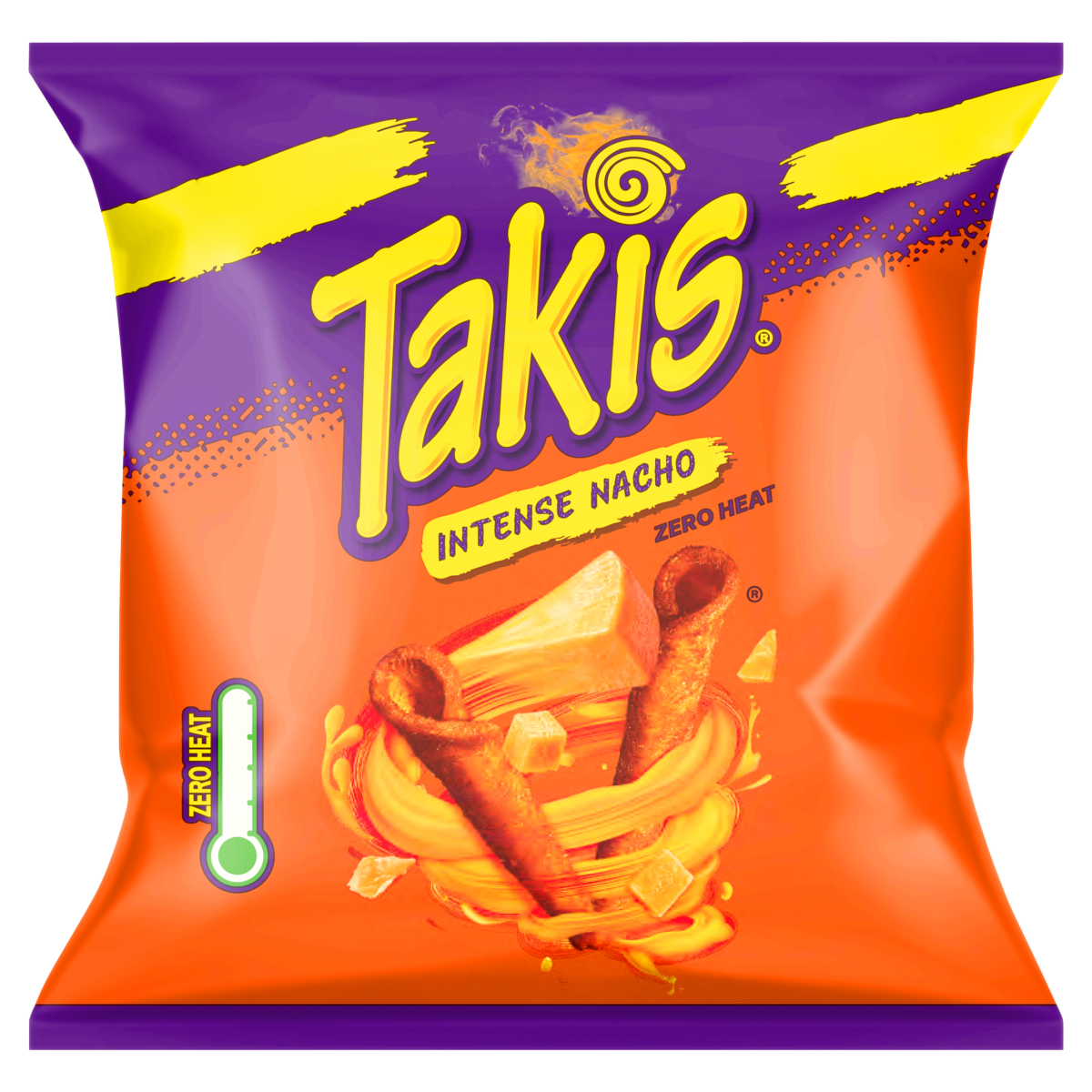 Takis Intense Nacho Seasoned Cheese Flavour Fried Maize Snack 55g
