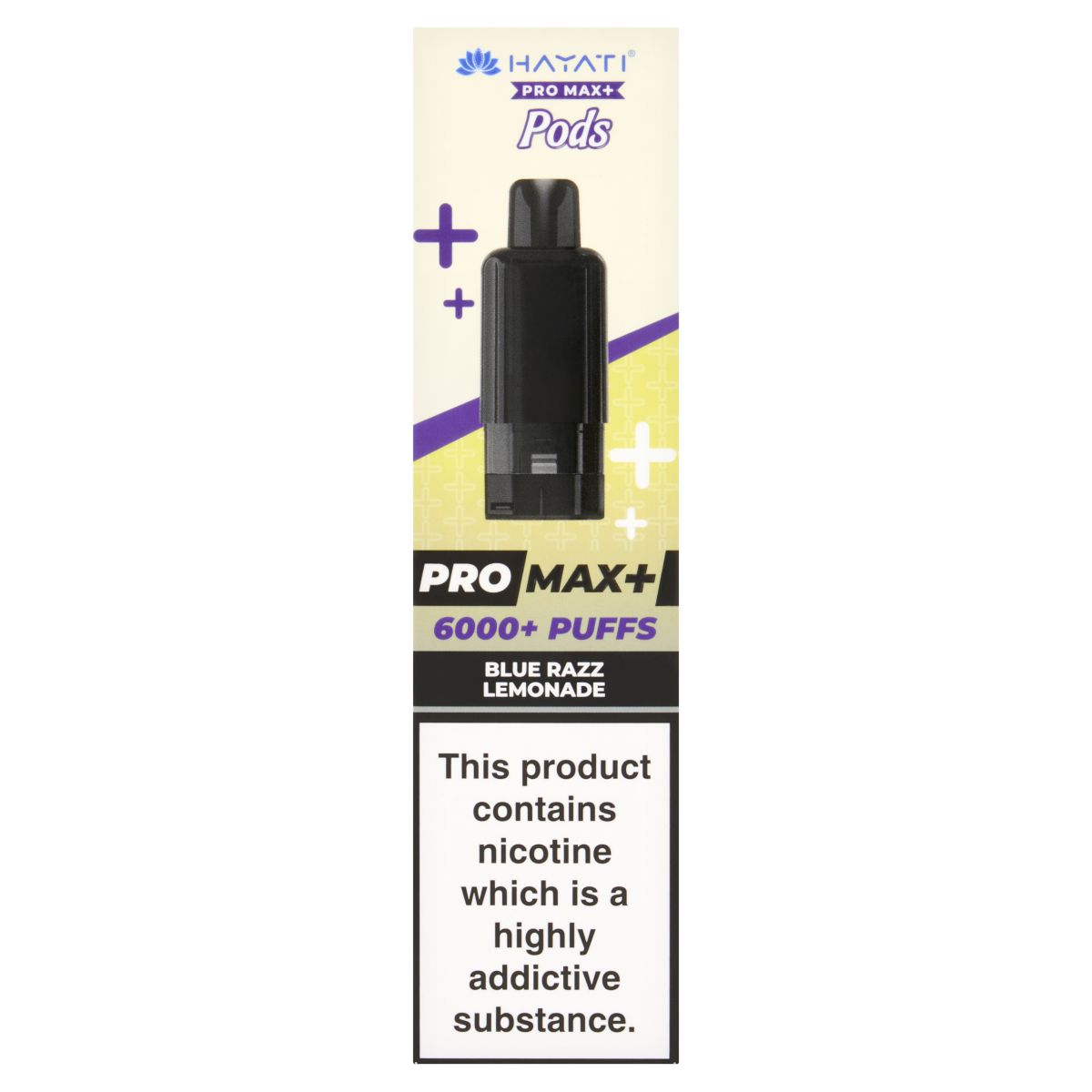 Hayati Pro Max+ 6000+ Puffs Blue Razz Lemonade Pods