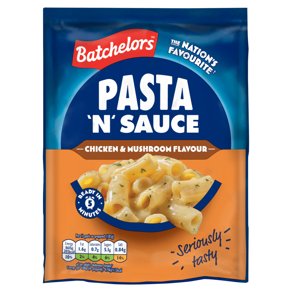 Batchelors Pasta ‘N’ Sauce Chicken & Mushroom Flavour 99g