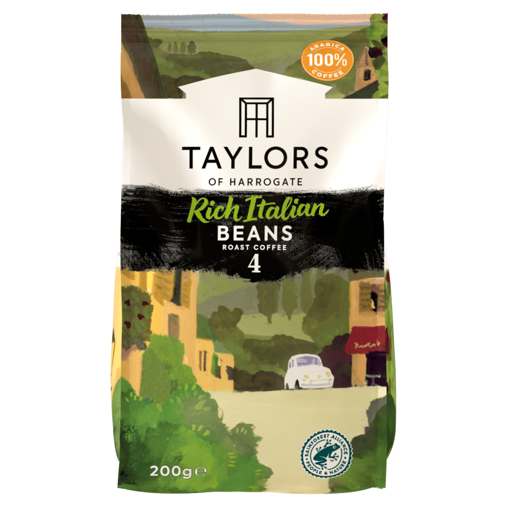 Taylors of Harrogate Rich Italian Beans Roast Coffee 200g
