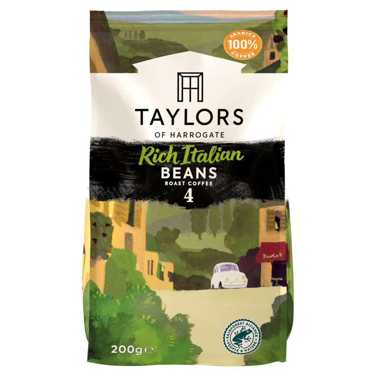 Taylors of Harrogate Rich Italian Beans Roast Coffee 200g