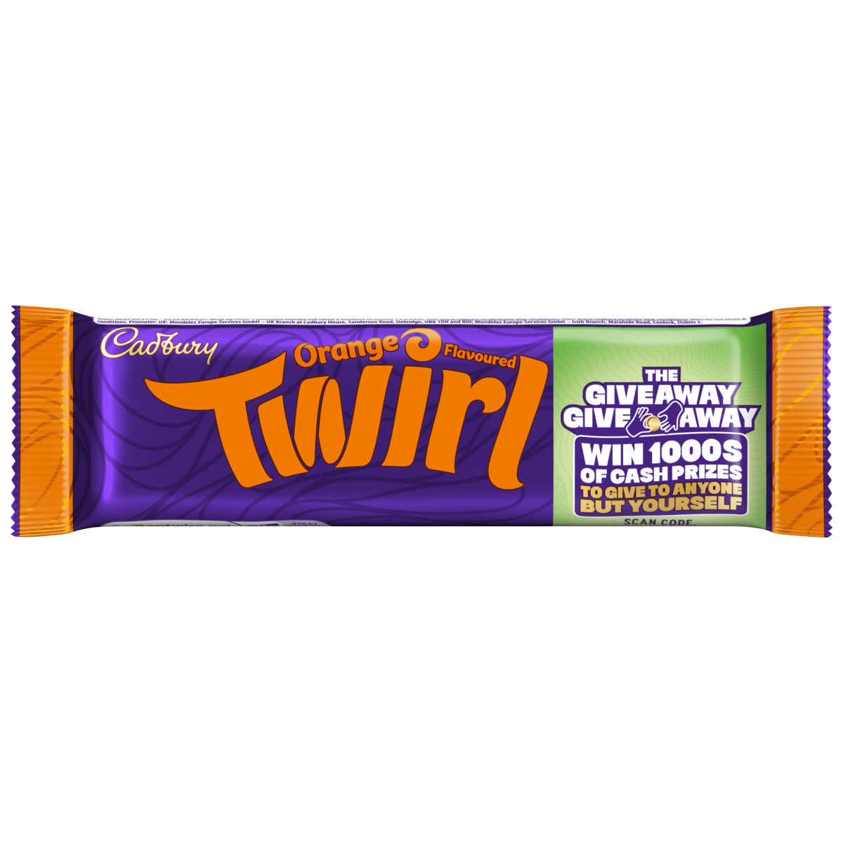 Cadbury Twirl Orange Chocolate Bar 43 g