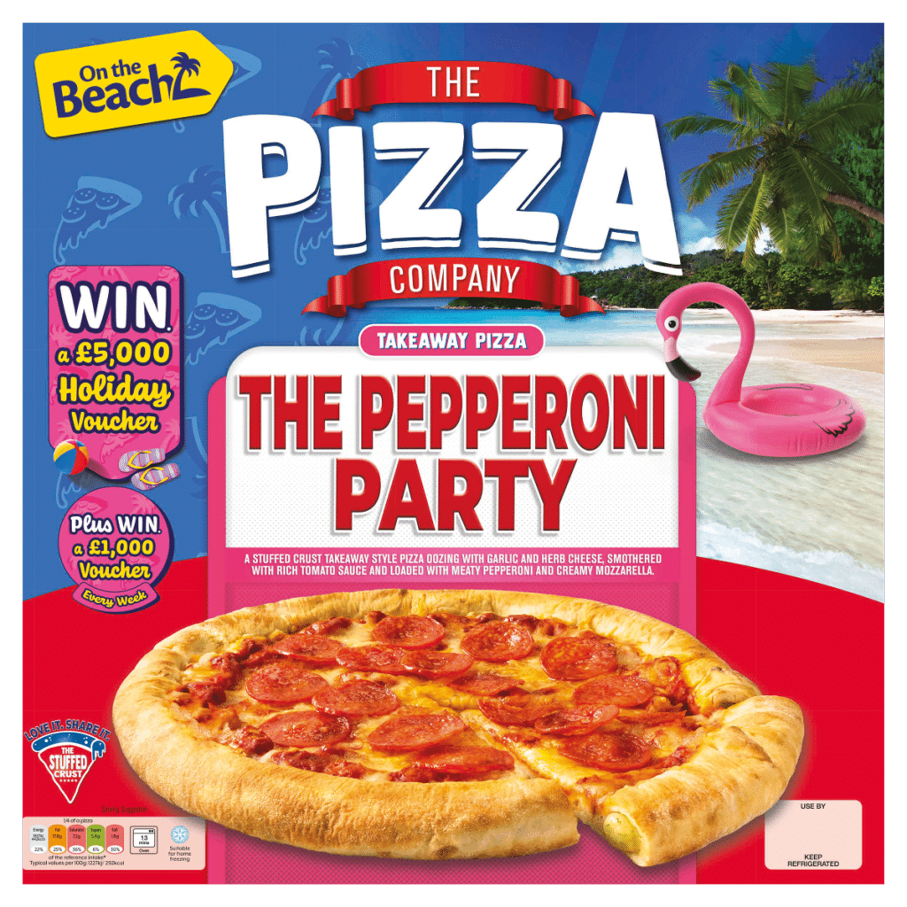 The Pizza Company Takeaway Pizza the Pepperoni Party 620g
