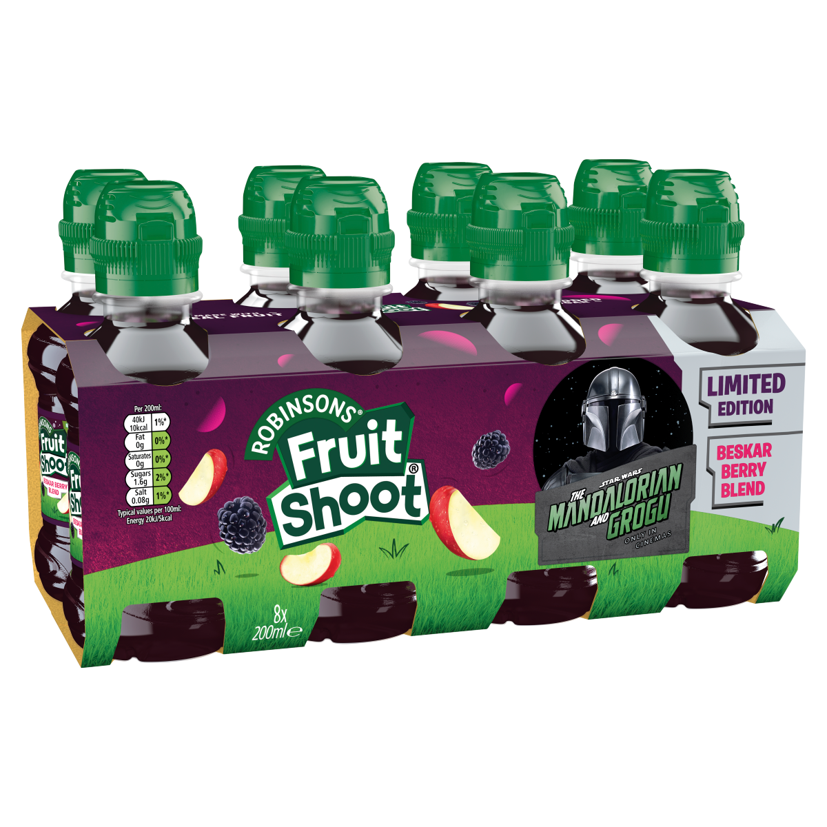 Robinsons Limited Edition Beskar Berry Blend Fruit Shoot 8 x 200ml