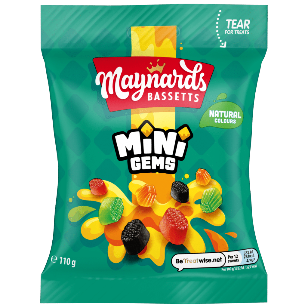 Maynards Bassetts Mini Gems Candy 110g