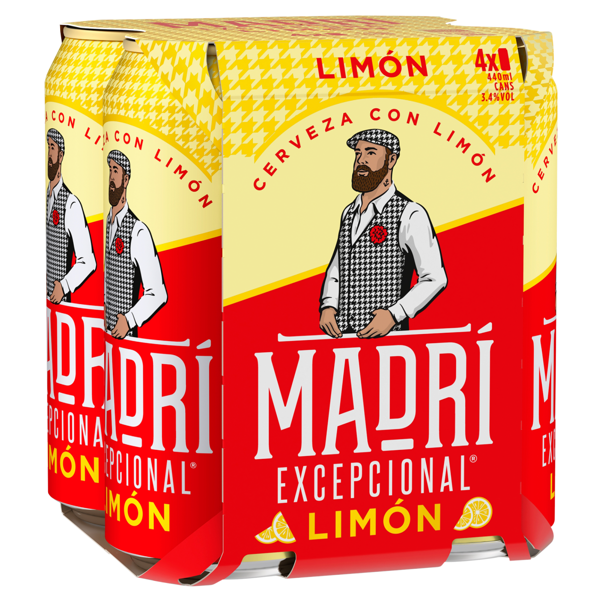 Madrí Excepcional Limón 4 x 440ml