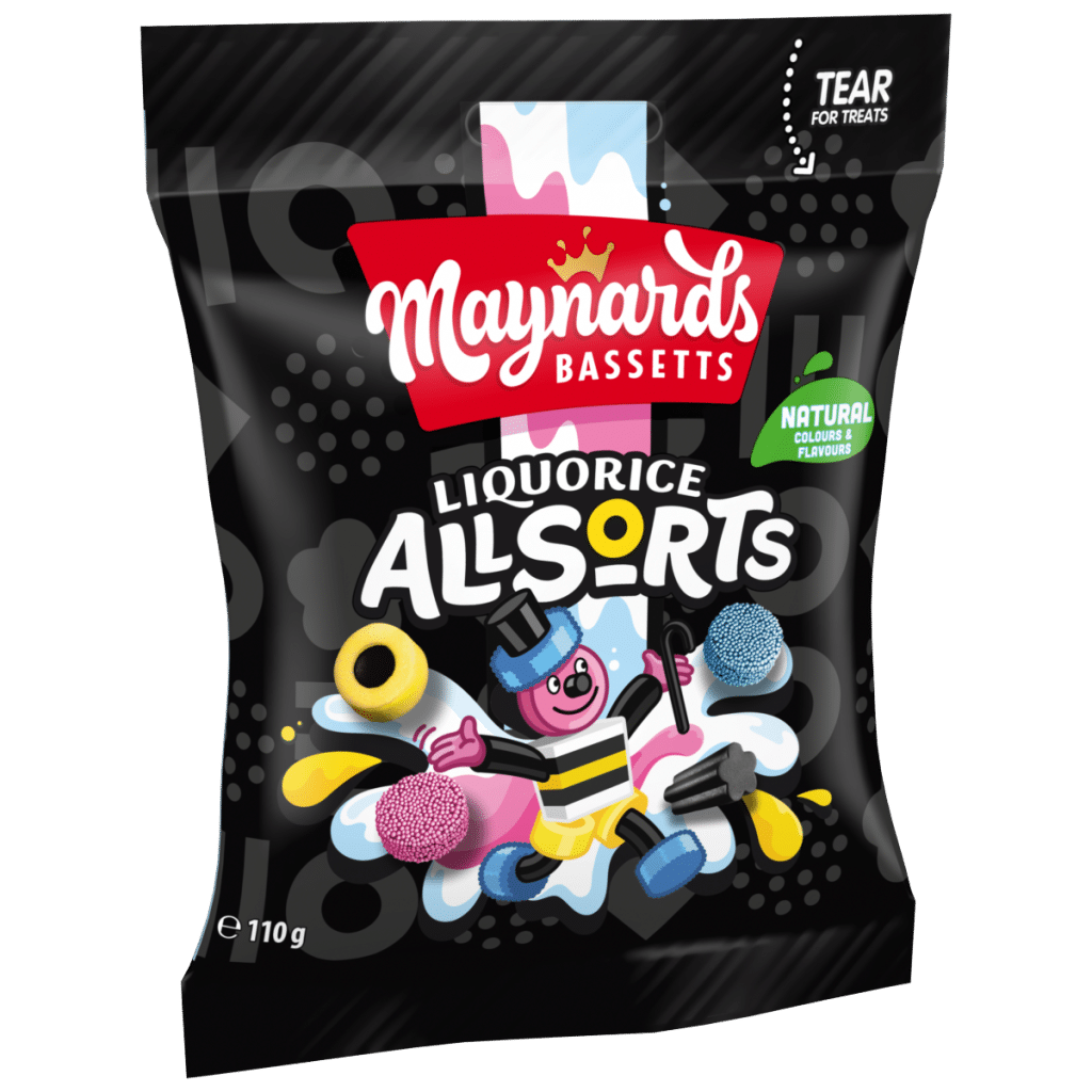 Maynards Bassetts Liquorice Allsorts Candy 110g