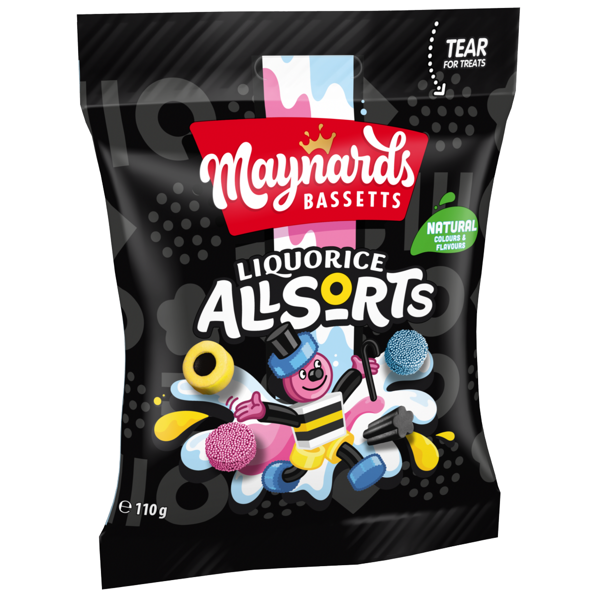 Maynards Bassetts Liquorice Allsorts Candy 110g