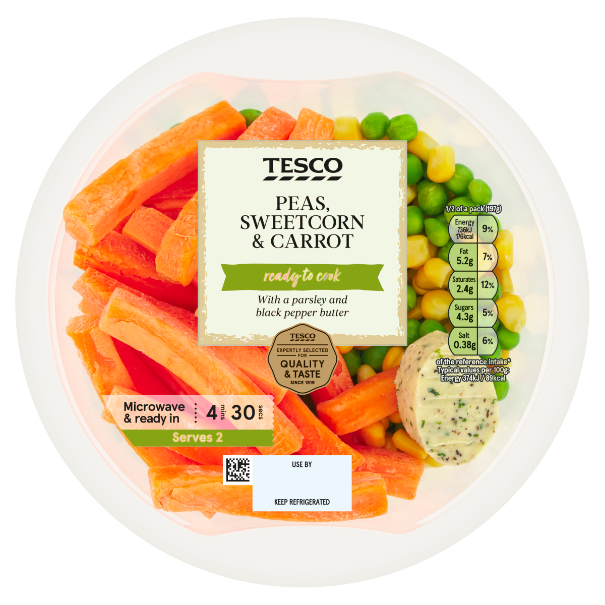 Tesco Peas, Sweetcorn & Carrot