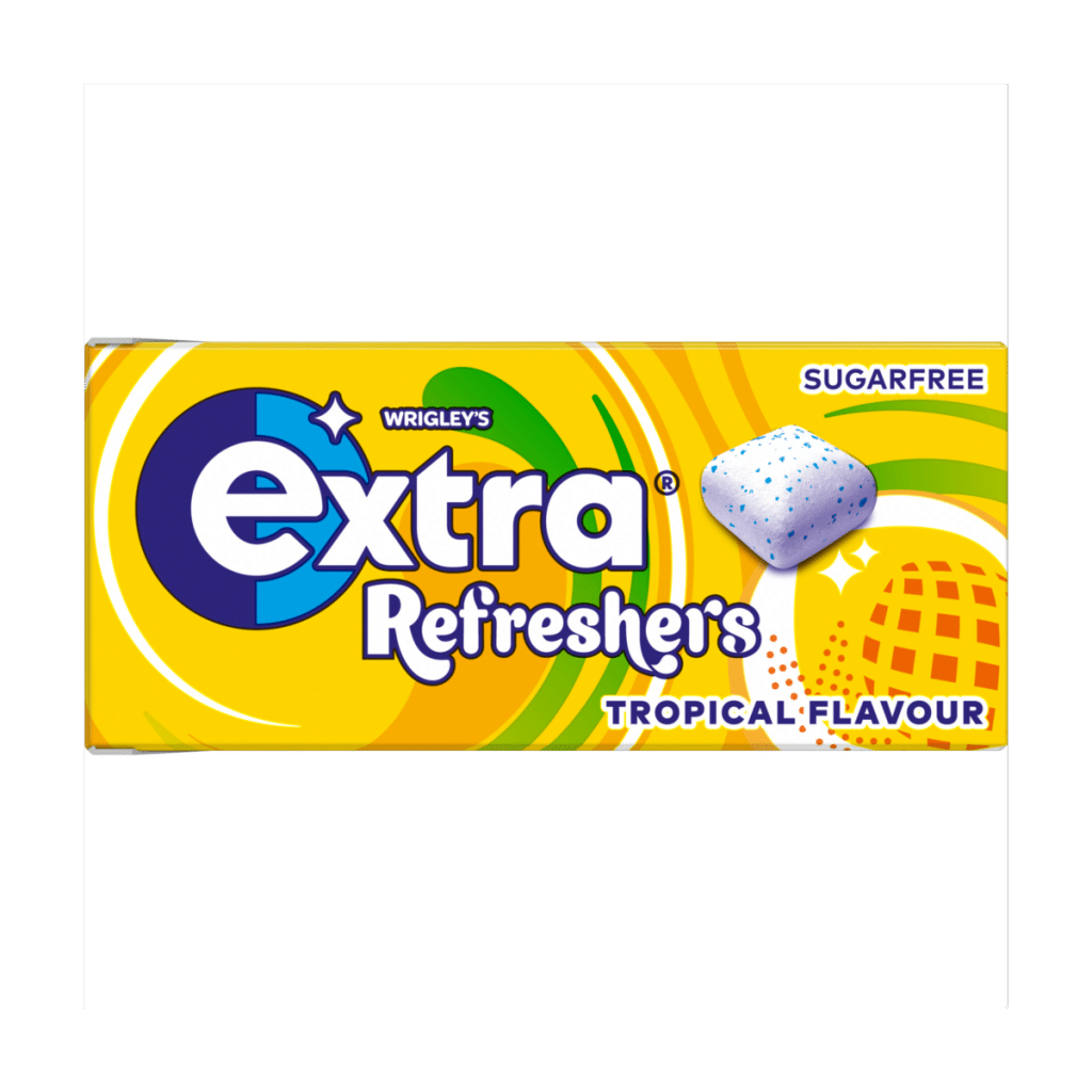 Extra Refreshers Tropical Sugar Free Chewing Gum x7 Pieces