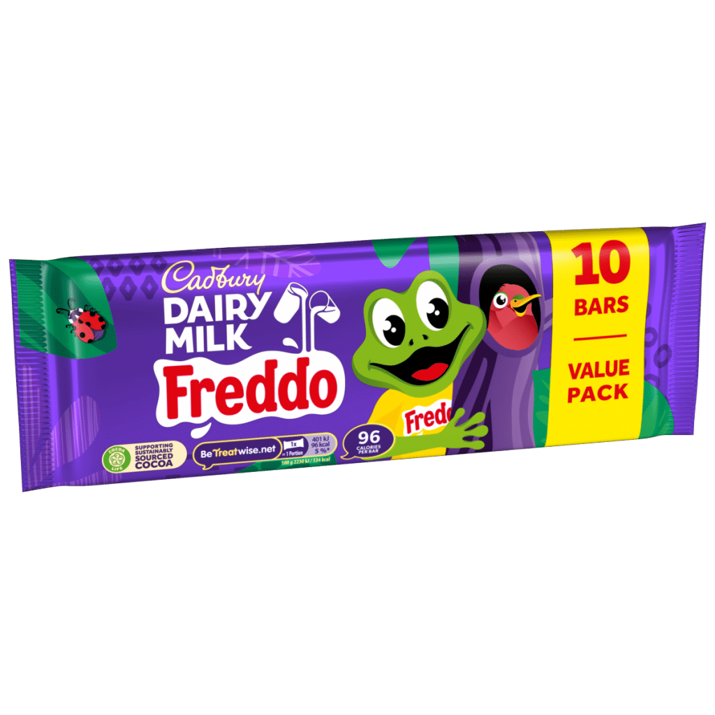 Cadbury Dairy Milk Freddo Chocolate Bar 10 Pack Multipack 180 g (10 x 18g)