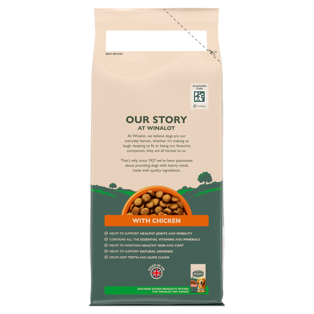 WINALOT Chicken Dry Dog Food 2kg