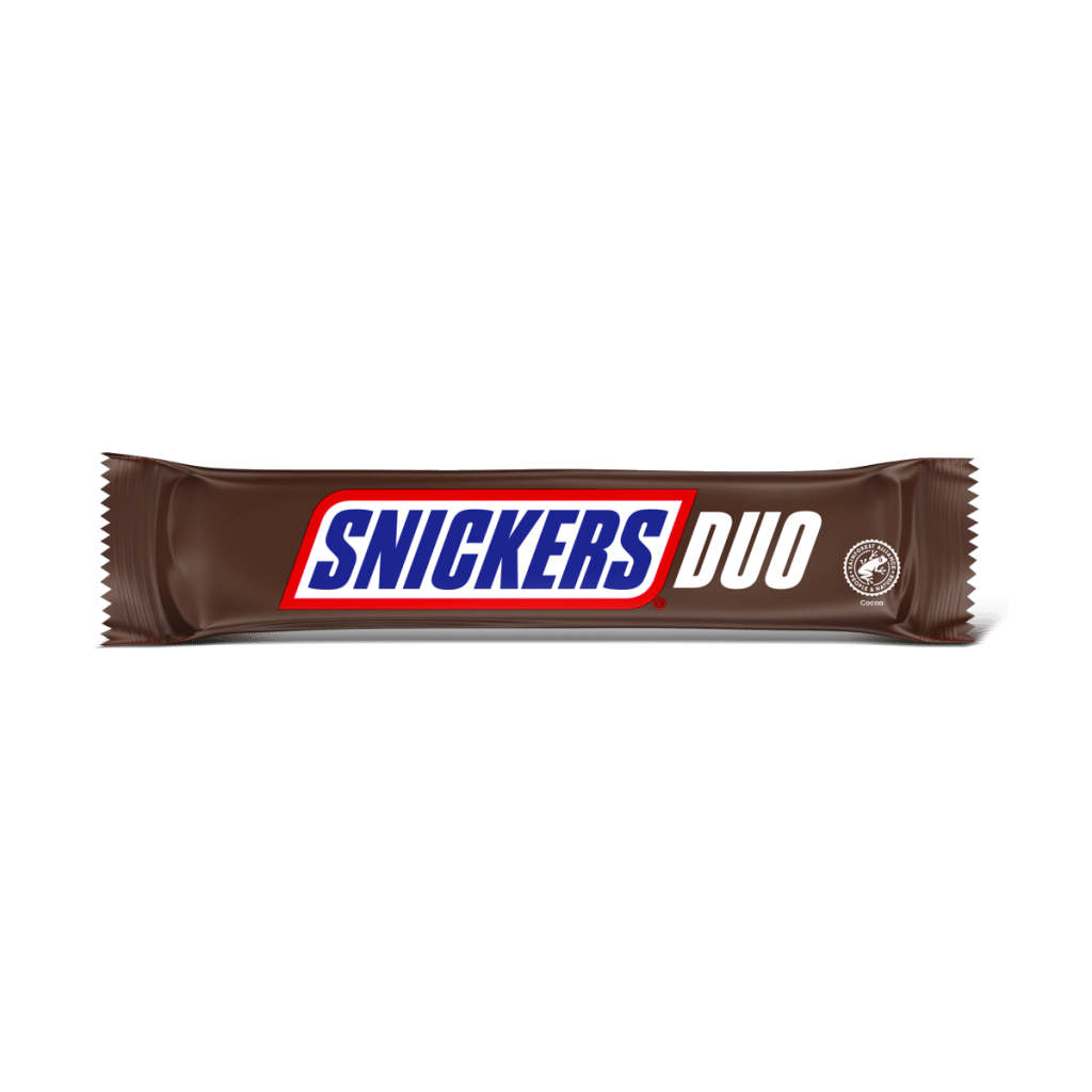 Snickers Duo Peanut & Caramel Chocolate Bar 69g