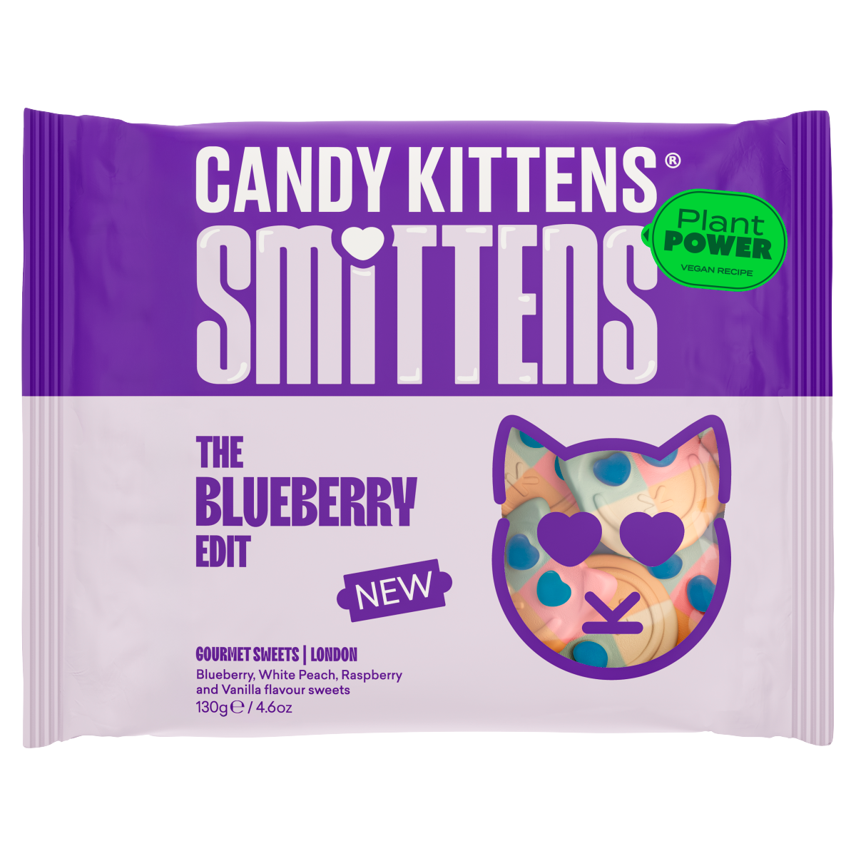 Candy Kittens Smittens the Blueberry Edit Gourmet Sweets 130g