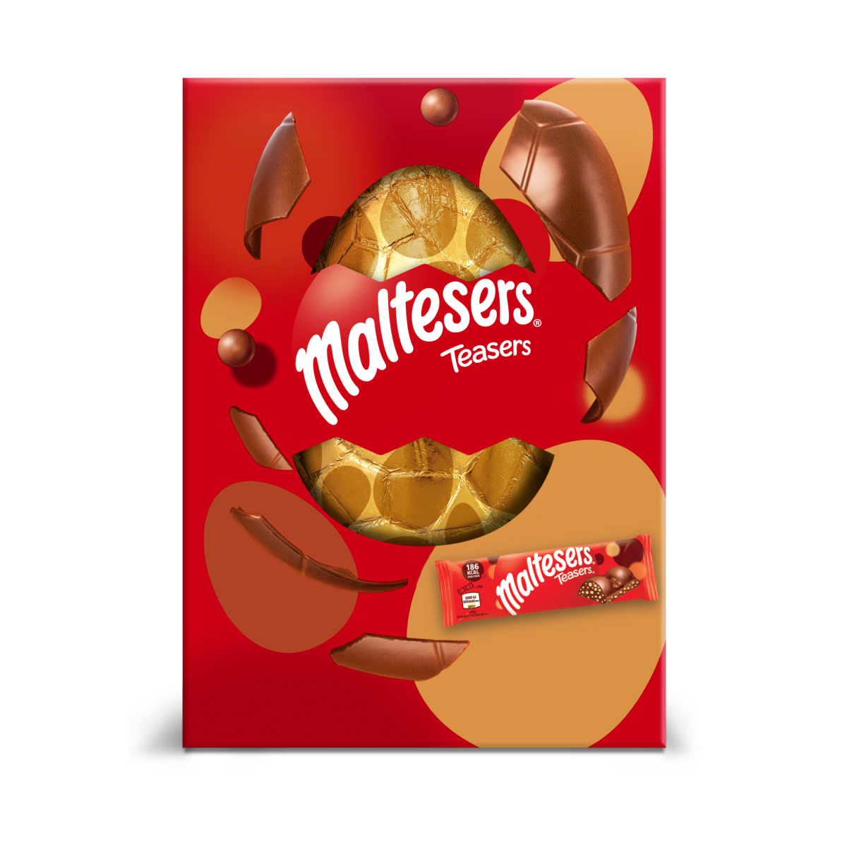 Maltesers Teasers Milk Chocolate Large Easter Egg 155g