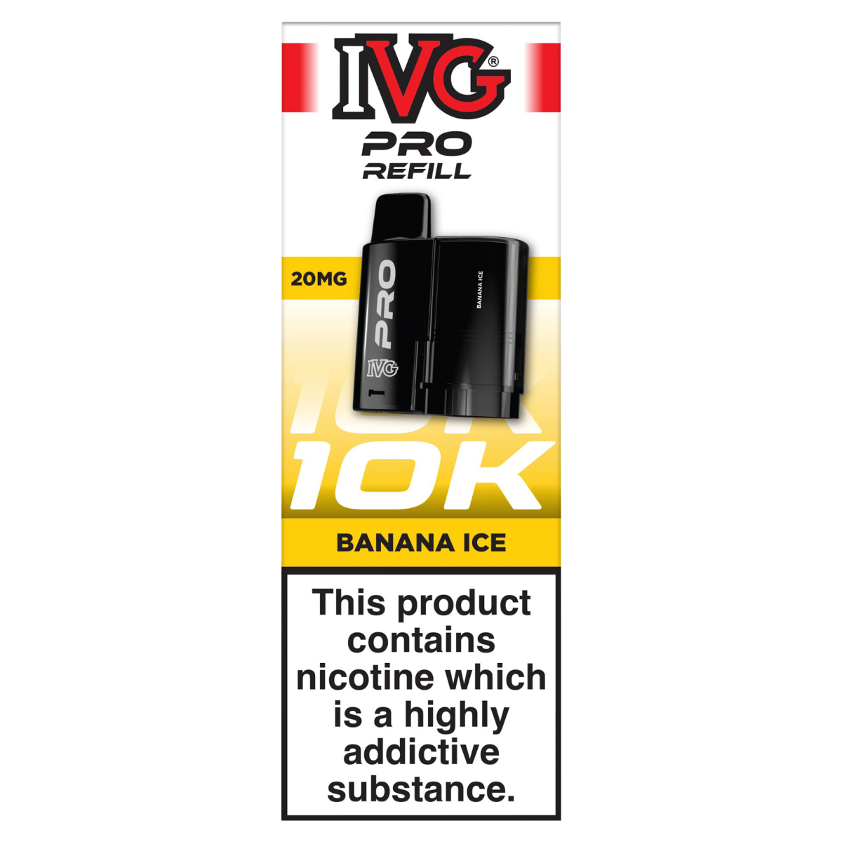 IVG Pro Refill Banana Ice 20mg/ml