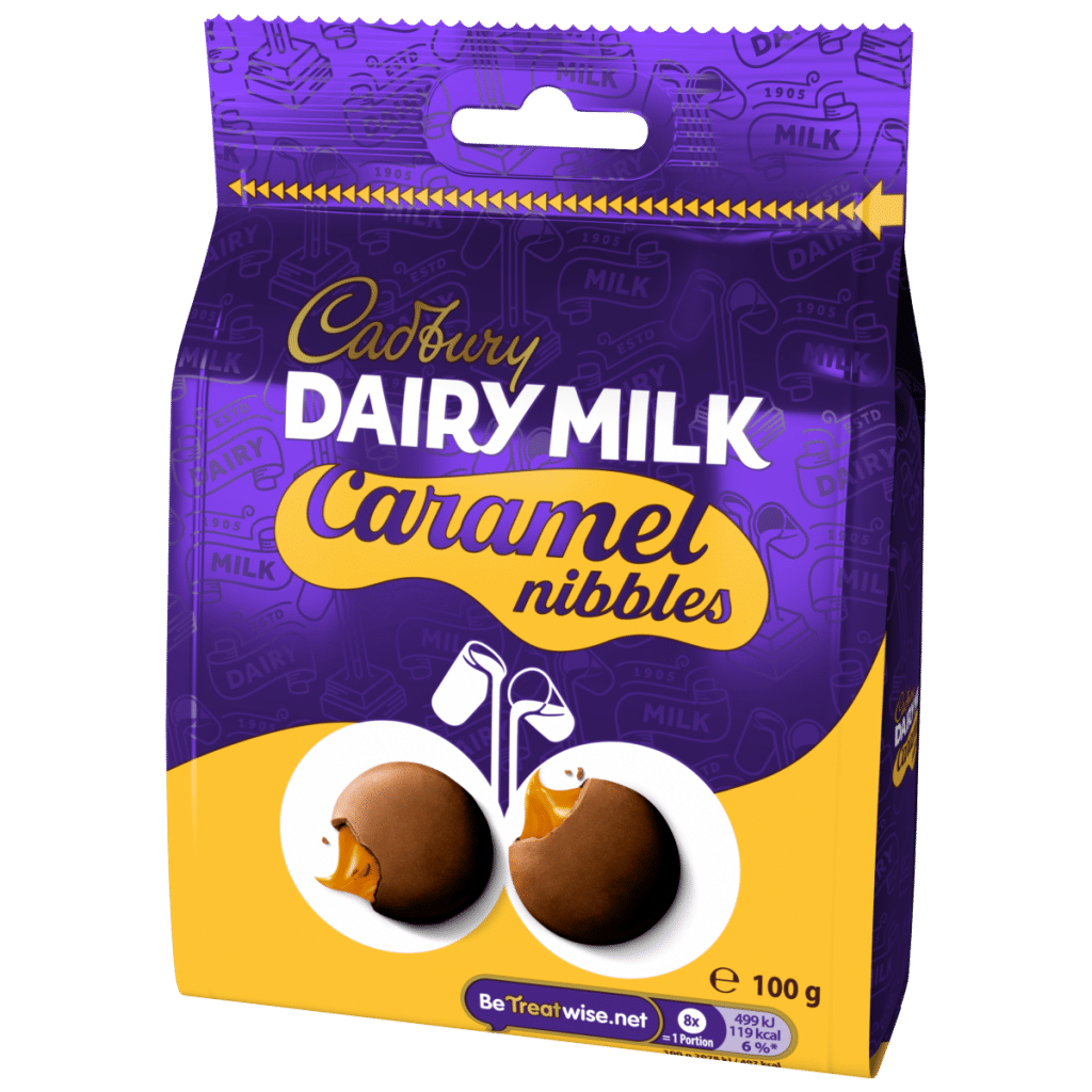 Cadbury Dairy Milk Caramel Nibbles Chocolate bag 100 g