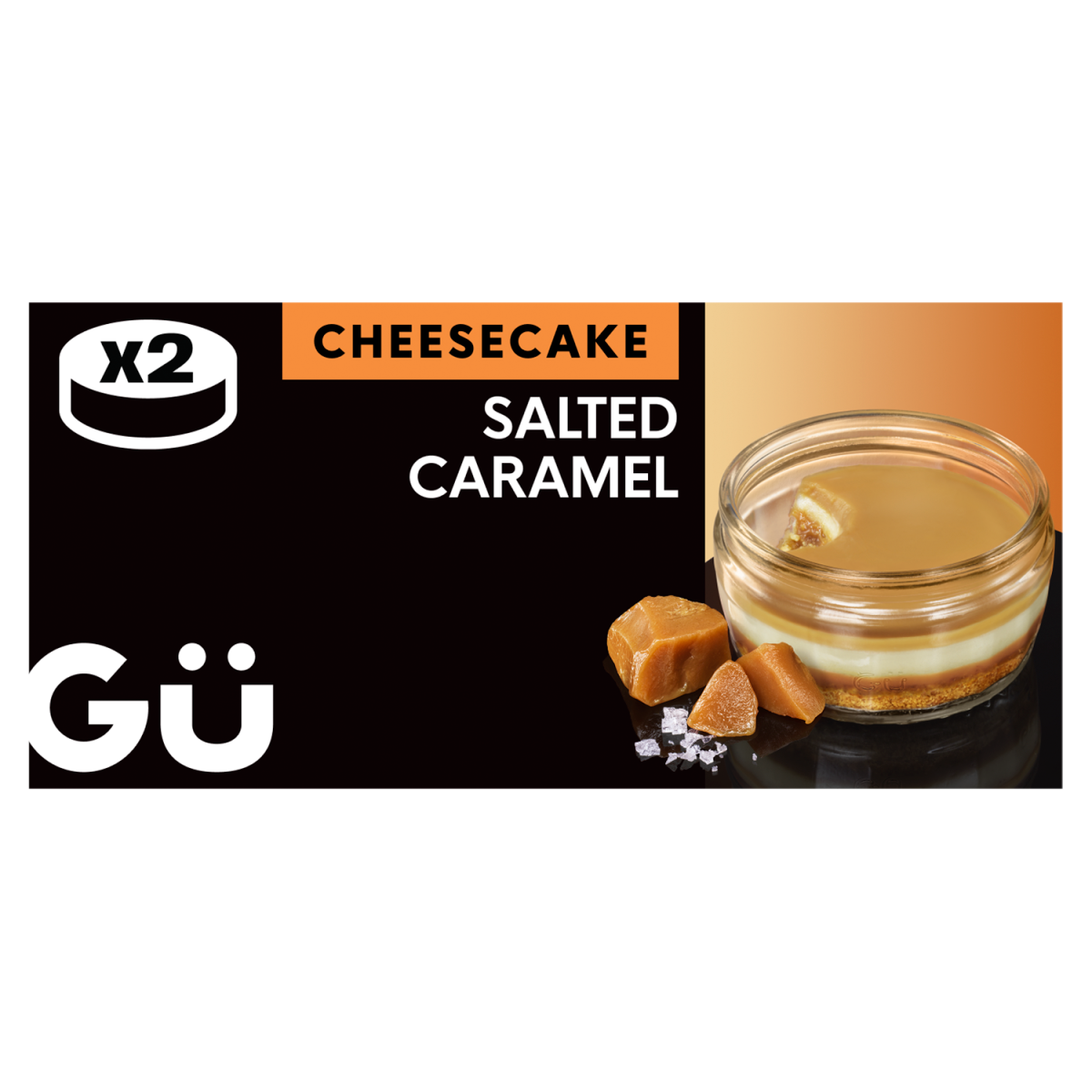 Gü Salted Caramel Cheesecake 2 x 82g (164g)
