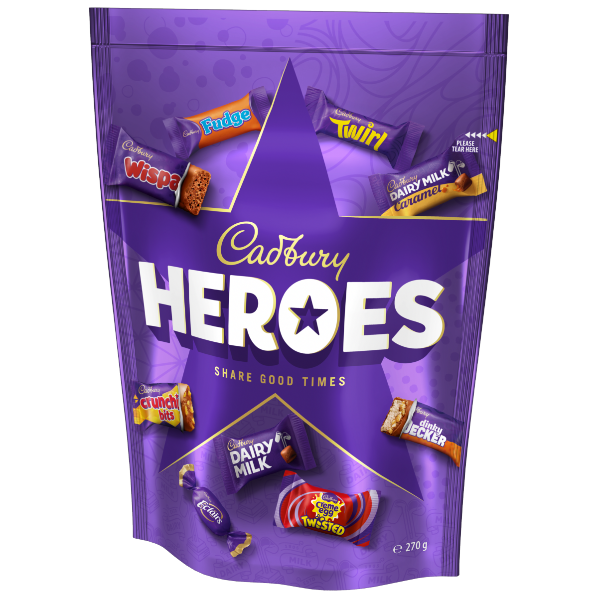 Cadbury Heroes Chocolate Pouch 270 g