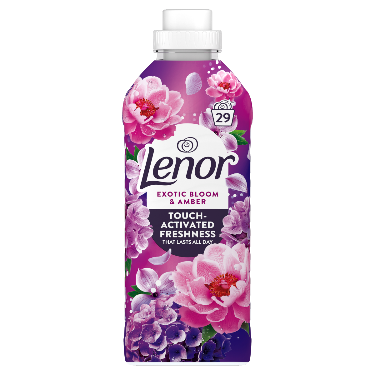 Lenor Fabric Conditioner 29 Washes, Exotic Bloom & Amber