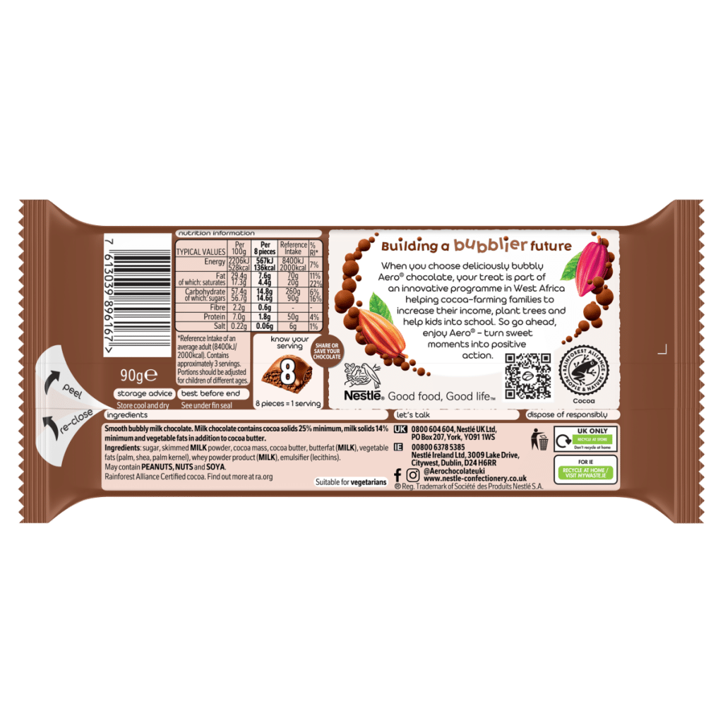 Aero Milk Chocolate 90g