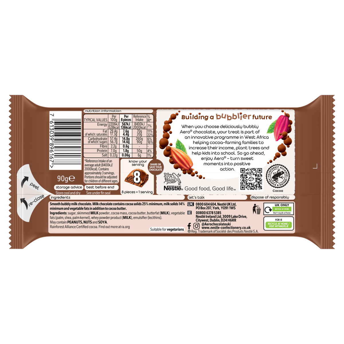 Aero Milk Chocolate 90g
