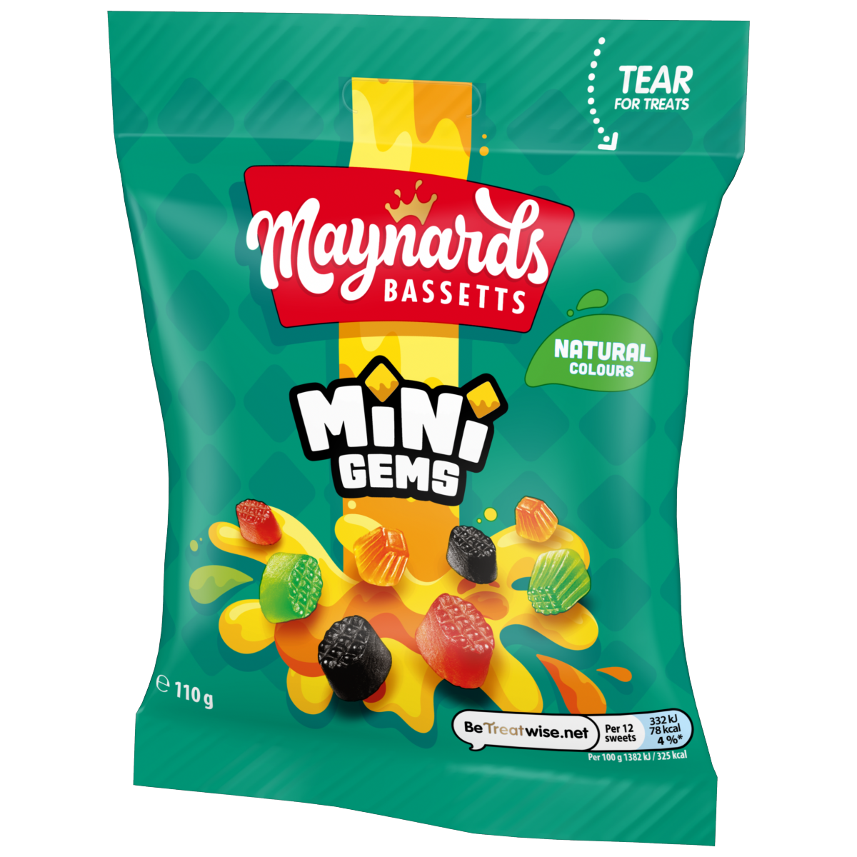Maynards Bassetts Mini Gems Candy 110g