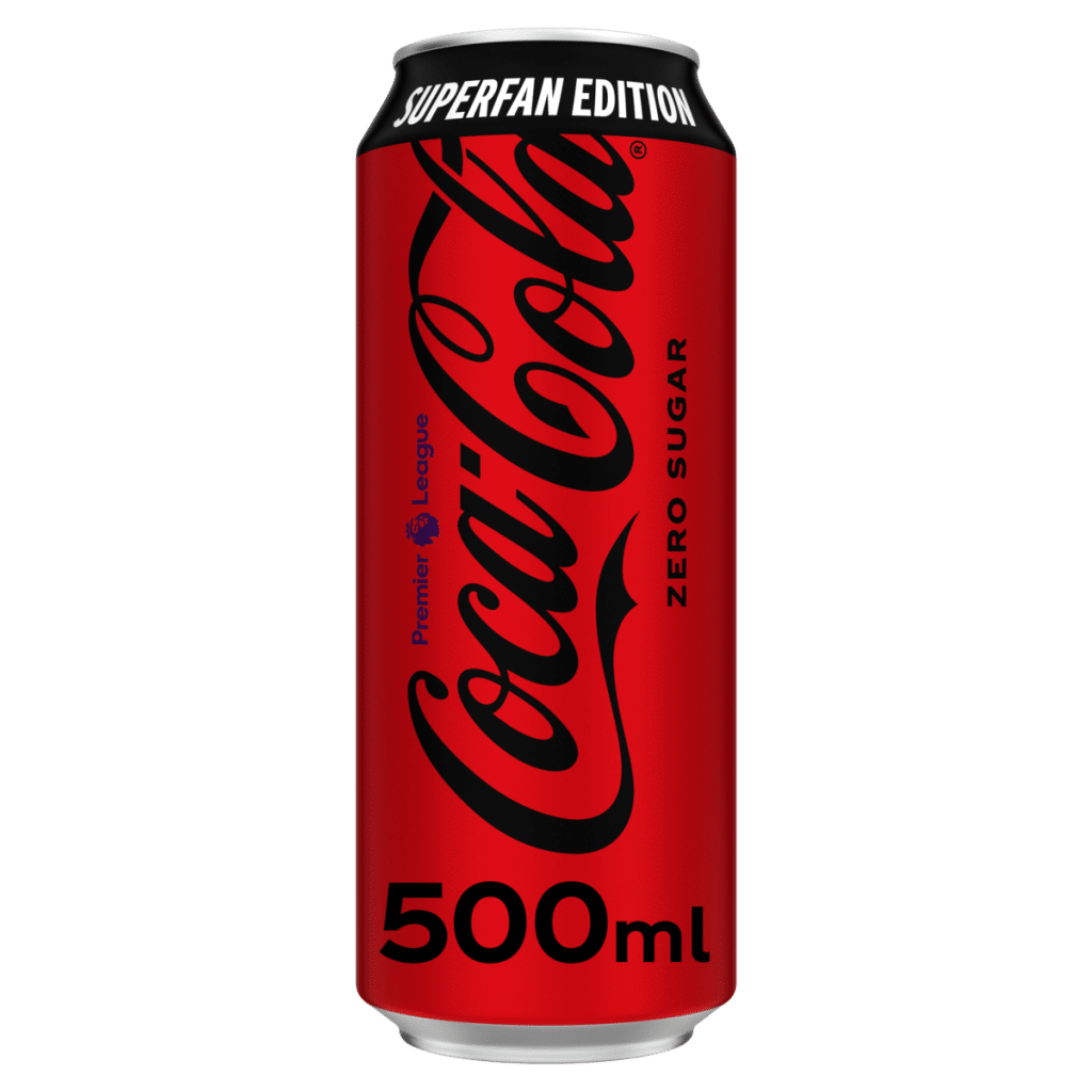 Coca-Cola Zero Sugar 500ml Superfan Can