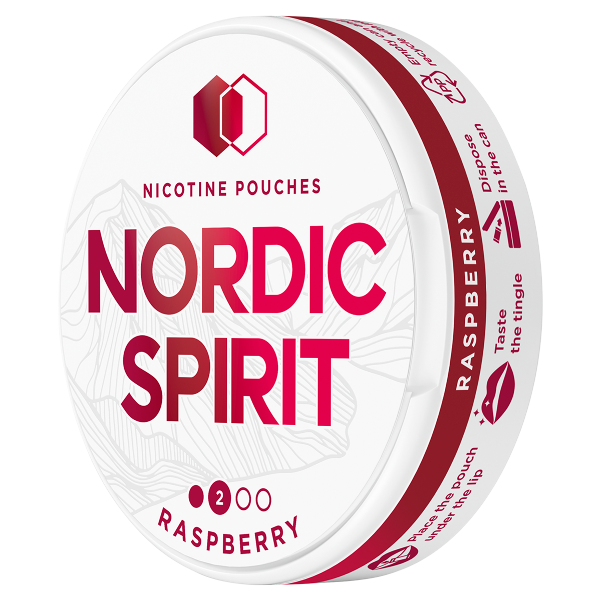 Nordic Spirit Raspberry Nicotine Pouches
