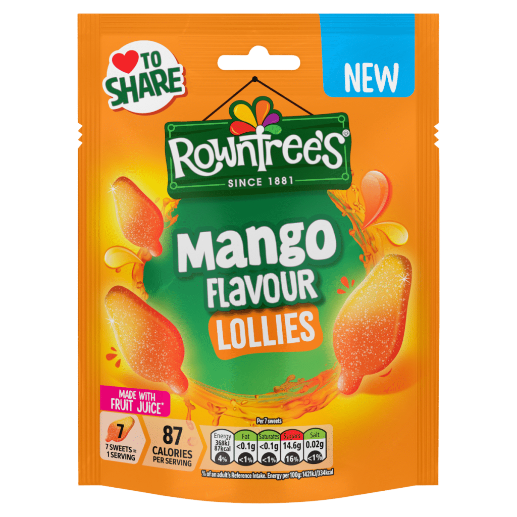 Rowntree’s Mango Flavour Lollies 130g