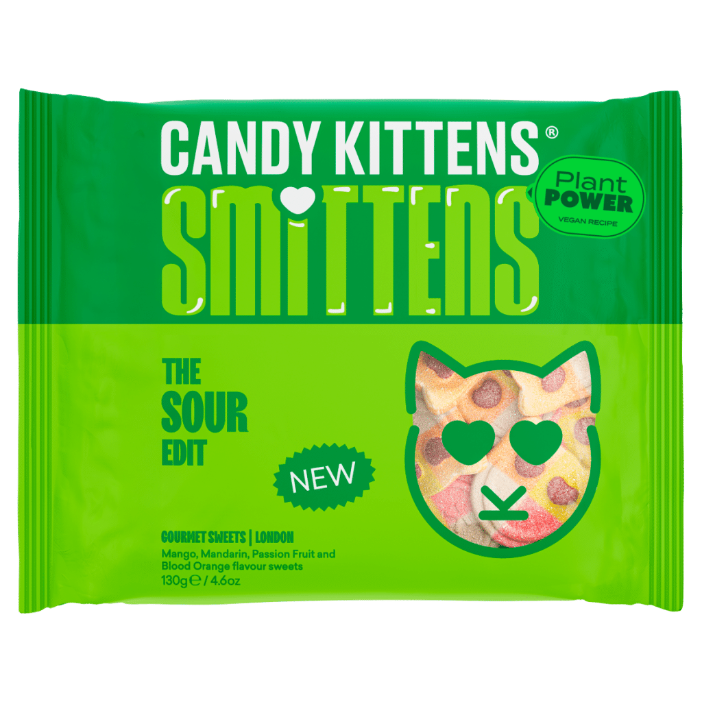 Candy Kittens Smittens the Sour Edit Gourmet Sweets 130g