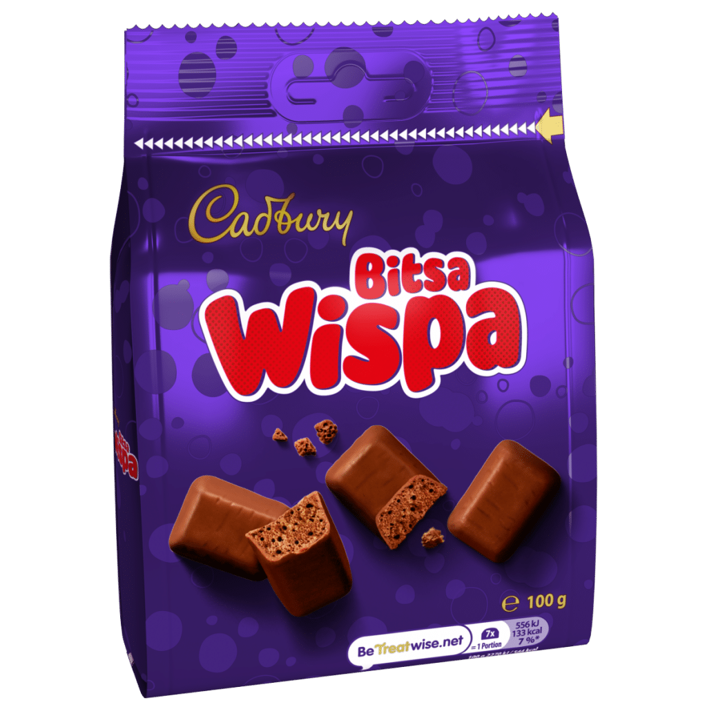 Cadbury Bitsa Wispa Chocolate Bag 100g