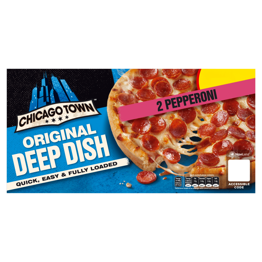 Chicago Town Original Deep Dish Pepperoni Pizza 2 x 155g (310g)