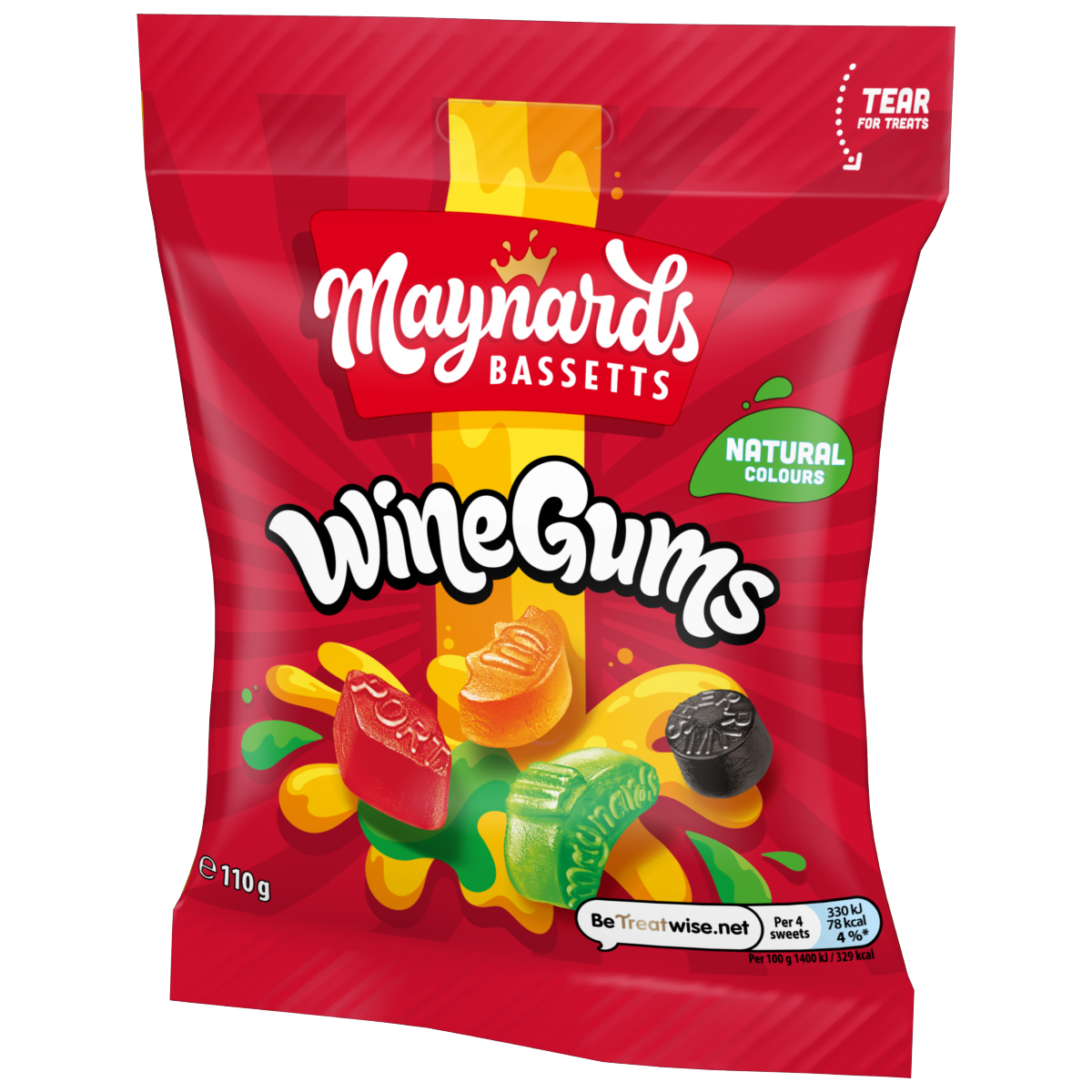Maynards Bassetts Wine Gums Candy 110g