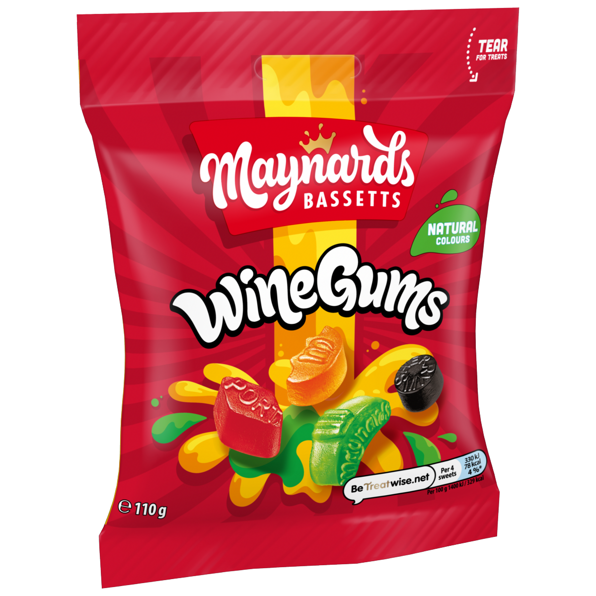 Maynards Bassetts Wine Gums Candy 110g