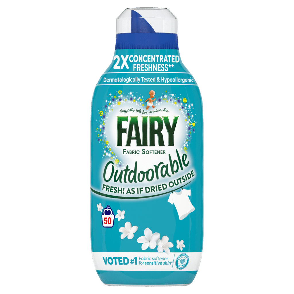 Fairy Outdoorable Fabric Softener, For Sensitive Skin,, 50 Washes