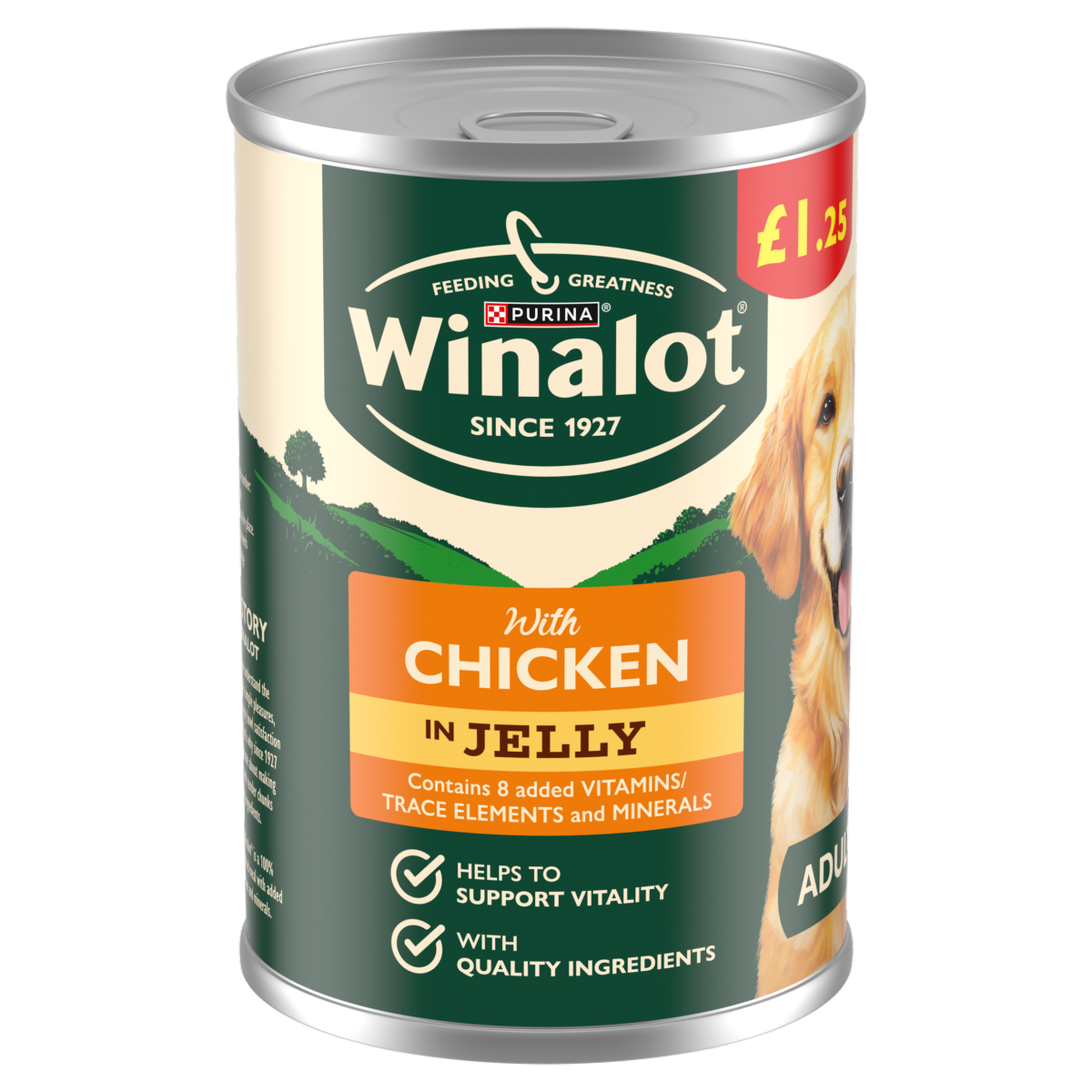 WINALOT Classics Mixed in Jelly Chicken Wet Dog Food 400g PMP