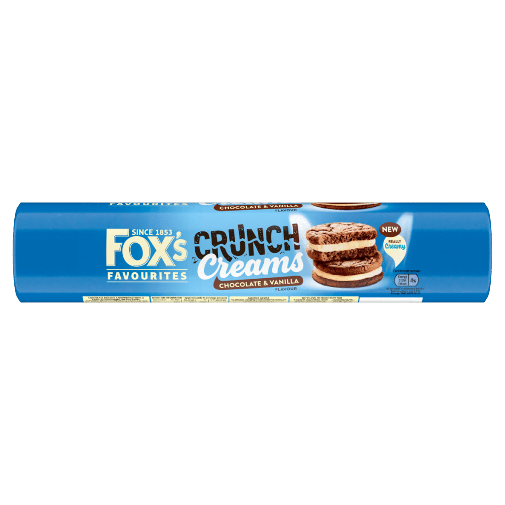 Fox’s Favourites Crunch Creams Chocolate & Vanilla Flavour 200g